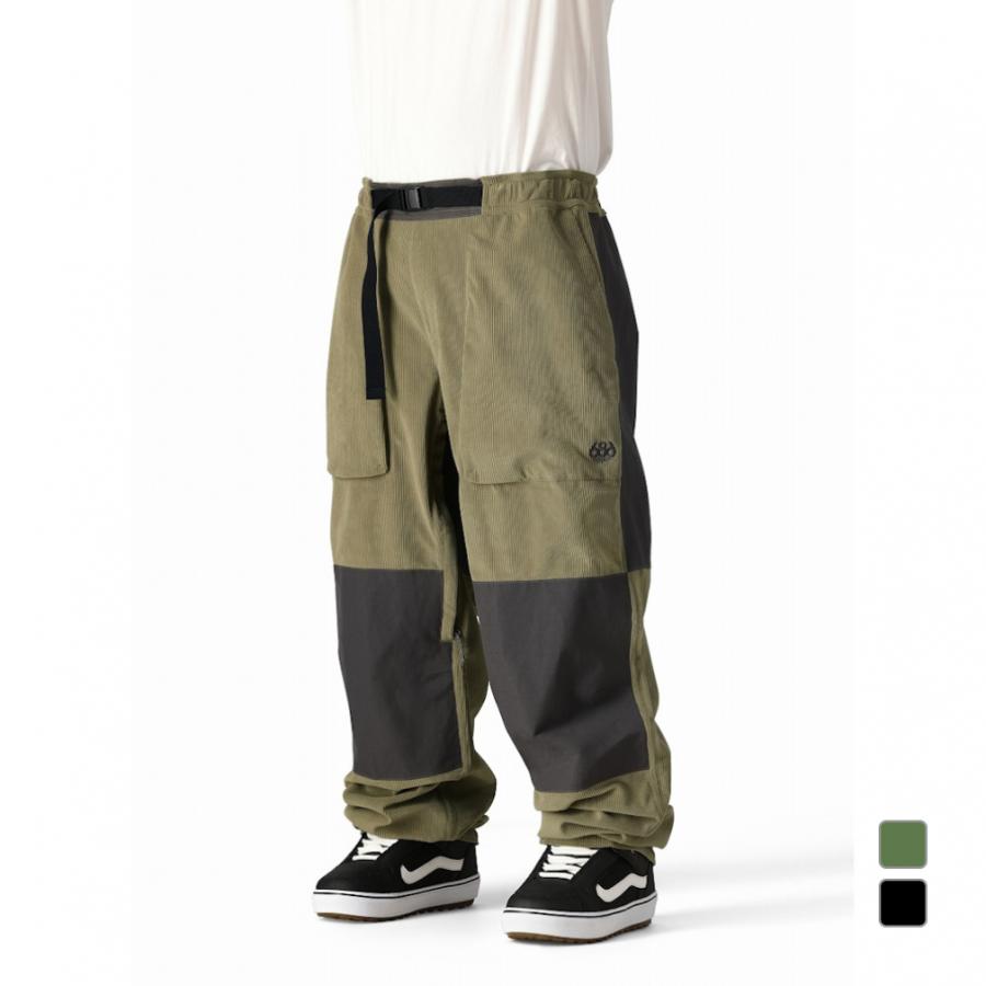 リーバイス×686 ヘリンボーン スノーボード パンツ ブラウン Msize