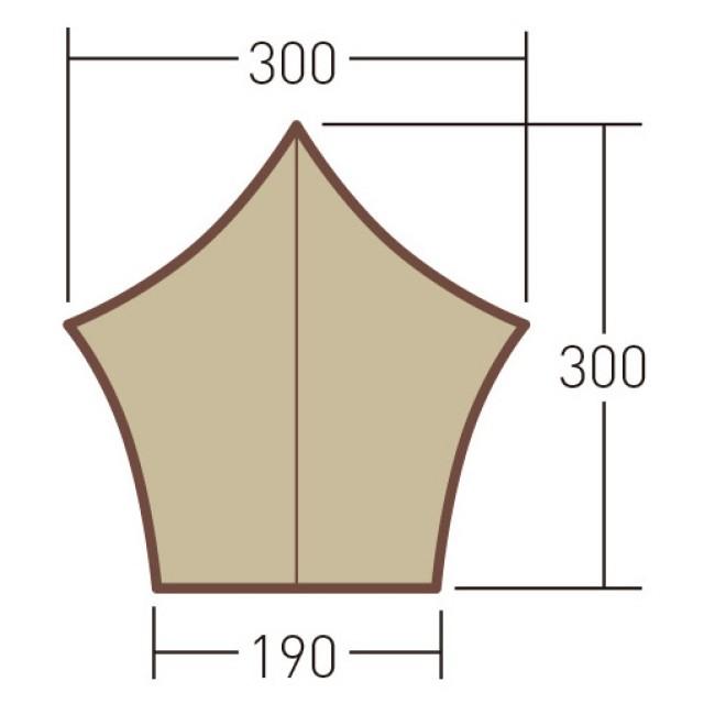ogawa オガワ SystemTarp Penta 3×3 システムタープペンタ3×3 3337 80