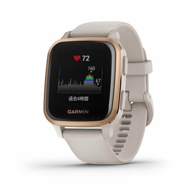 GARMIN（ガーミン） Venu Sq Music Light Sand/Rose Gold 0100242671