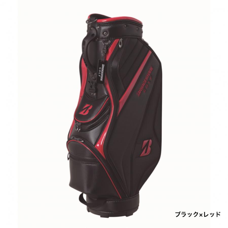 ブリヂストン キャディバッグ 軽量ベーシックモデル （黒/赤