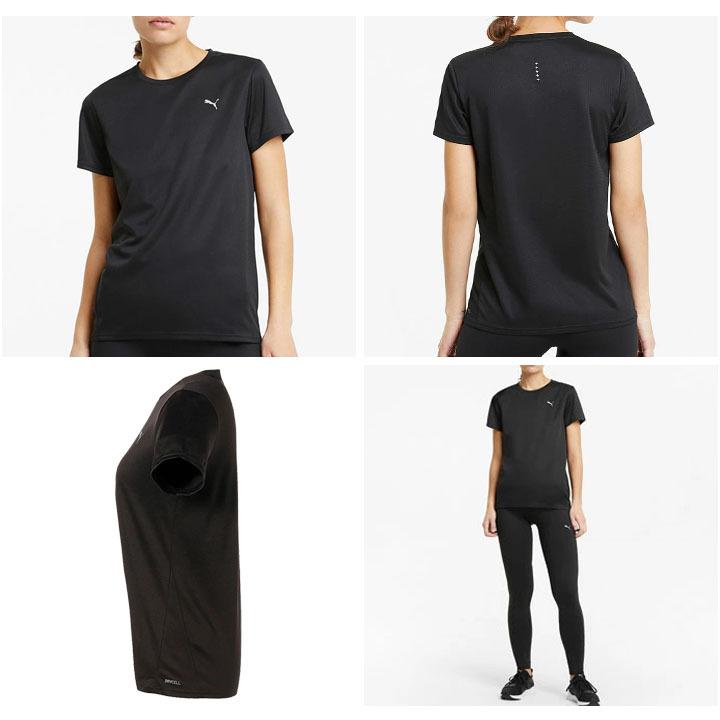 PUMA（プーマ） ランニングウェア 3点セット レディース 半袖Tシャツ 3