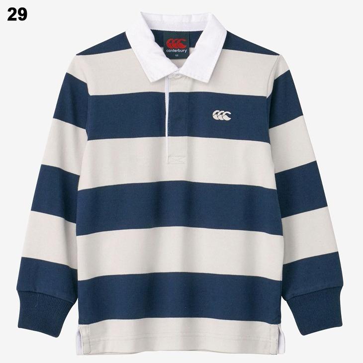 カンタベリー キッズ ラガーシャツ 長袖 子ども用 canterbury ラグビー