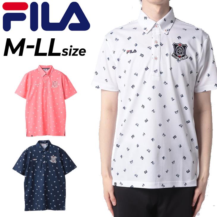 FILA（フィラ） フィラゴルフ 半袖 ポロシャツ メンズ ゴルフウェア