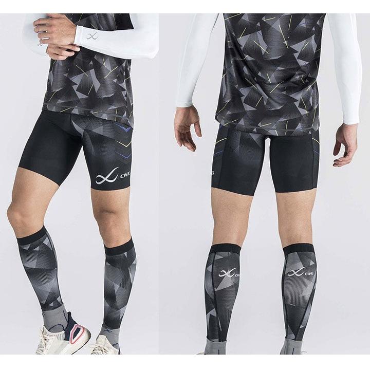 CW-X スポーツタイツ コンプレッション ハーフタイツ（4分丈）スパッツ