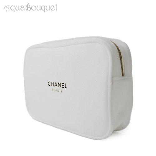 CHANEL（シャネル） ノベルティ ポーチ ホワイト ポーチ CHANEL BEAUTE