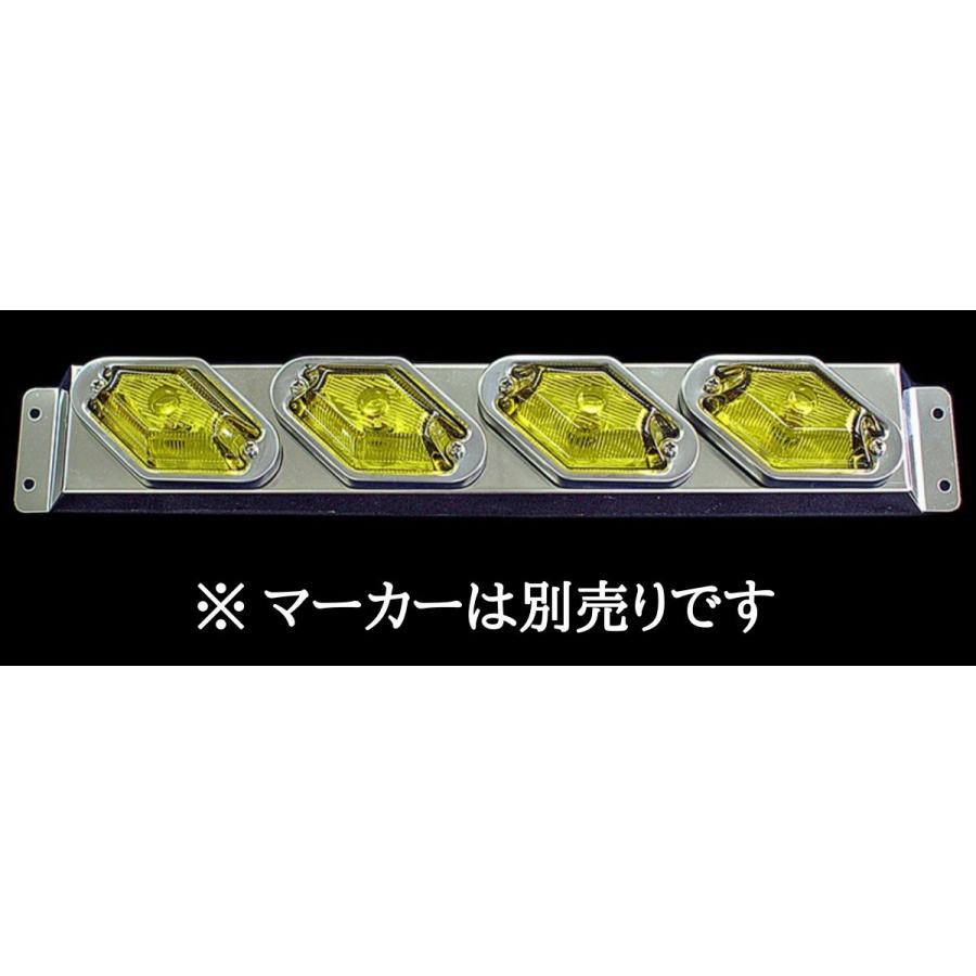 トラック 車高灯CE-425 イエロー 16個セット サイドマーカーランプ