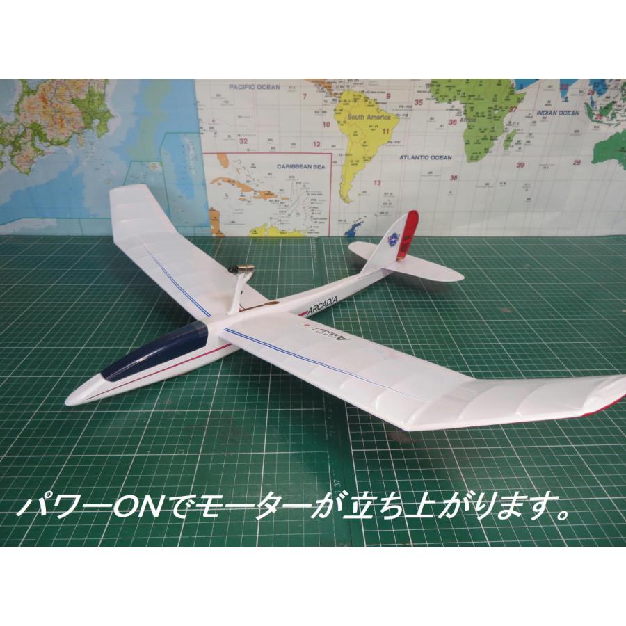 航空法規制外】「サフラン」モーターグライダー 重量50g 翼長690mm