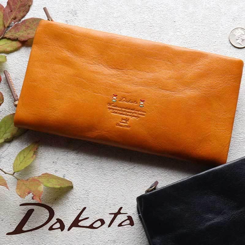 Dakota（ダコタ） 長財布 ラウンドファスナー 大容量 マルチ財布 通帳