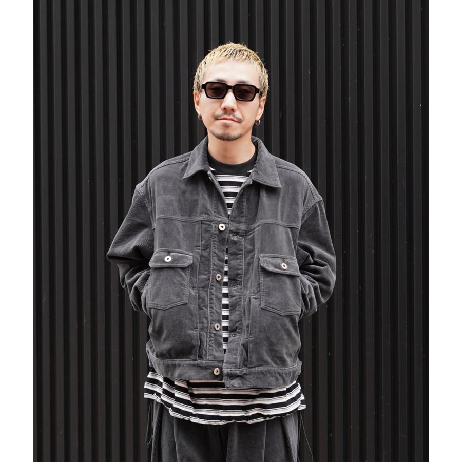 is-ness（イズネス） ： CORDUROY TRUCKER JACKET / 全2色