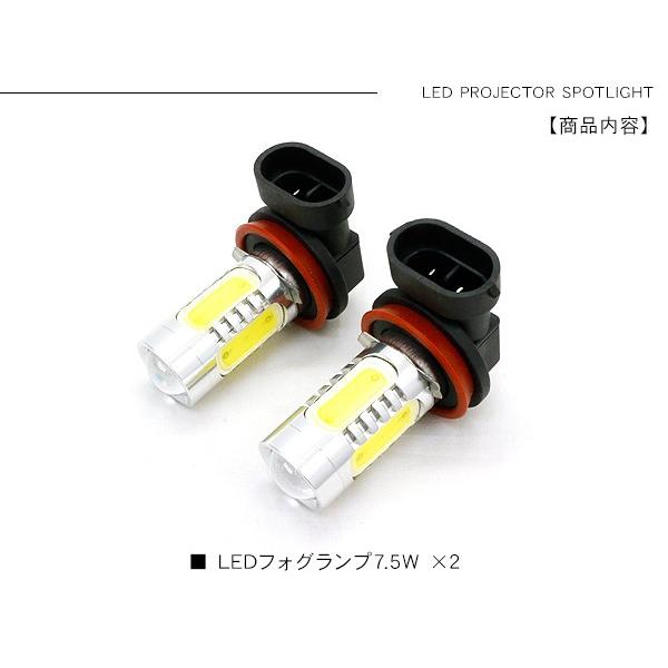 ヴォクシー80系 / ノア80系 LED フォグランプ 7.5W H8/H11/H16 LED