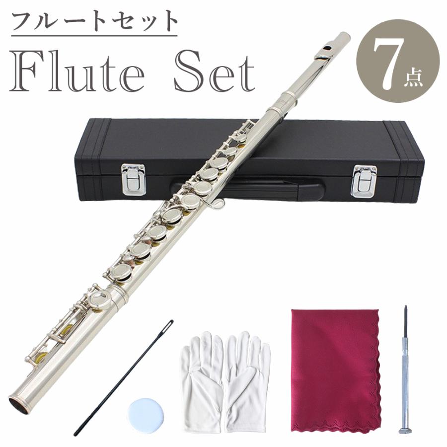 フルート 初心者 セット 7点セット フルートセット 初心者セット 学生