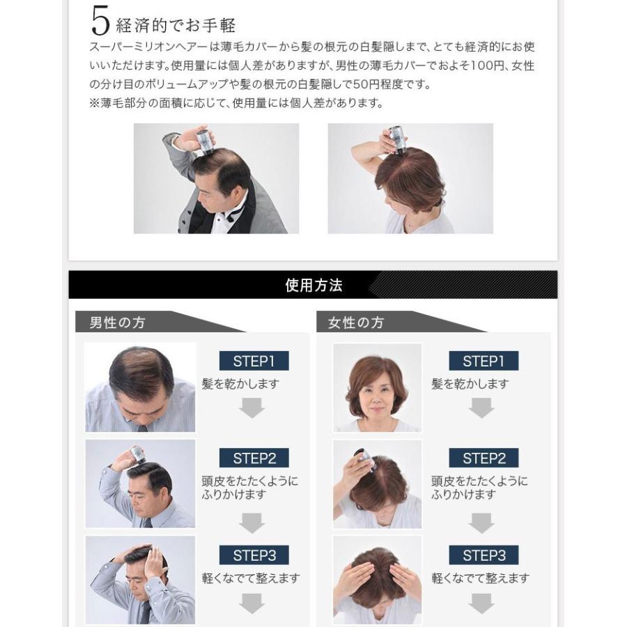 スーパーミリオンヘアー 30g（ダークブラウン）6個セット : アット