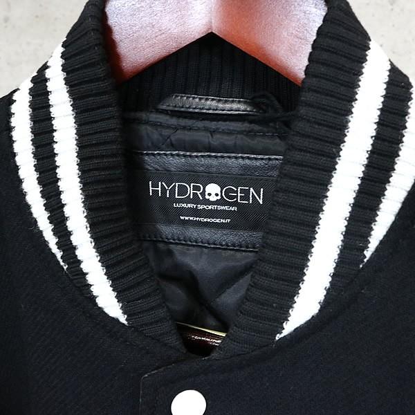 HYDROGEN 銀座店 ハイドロゲン レザー切替 ワッペン付き スタジャン