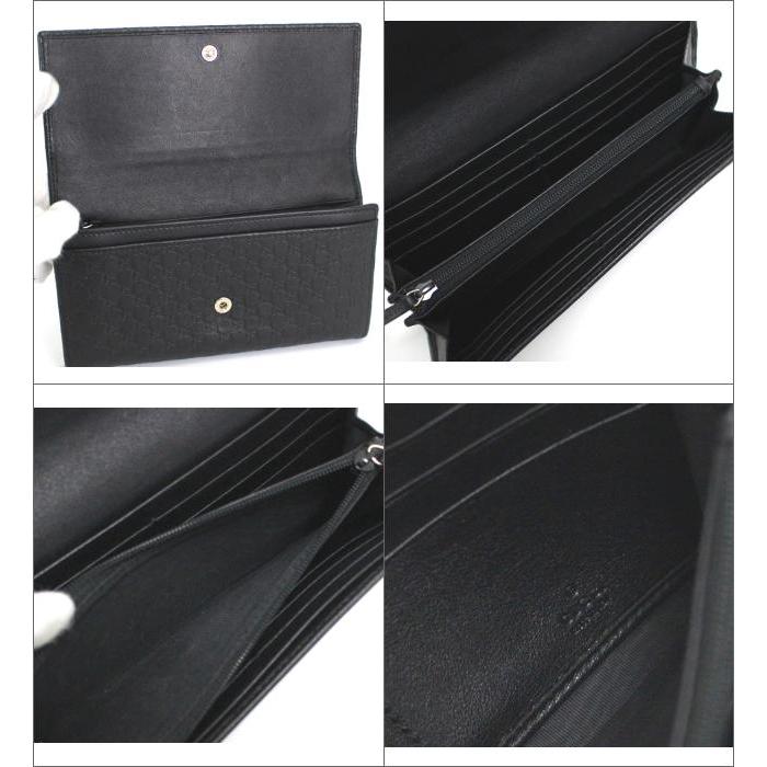 GUCCI（グッチ） 長財布 グッチシマ リボン レザー ブラック 388679