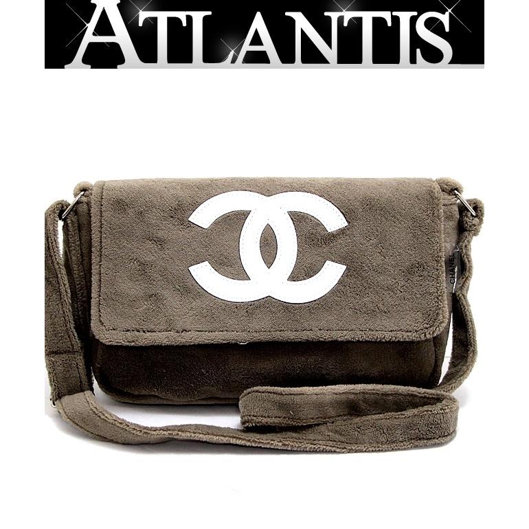 広尾店】極美品 シャネル CHANEL ノベルティ パイル地ショルダーバッグ