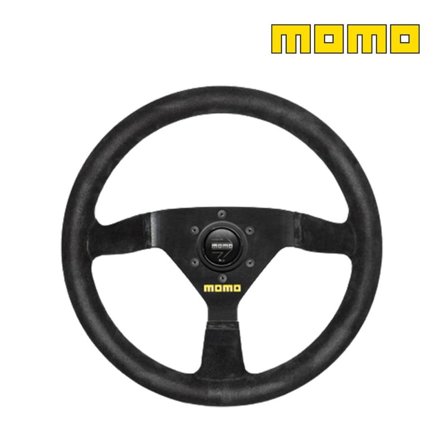 MOMO（モモ） ステアリング ハンドル MOD.69(BLACK SUEDE) ブラック