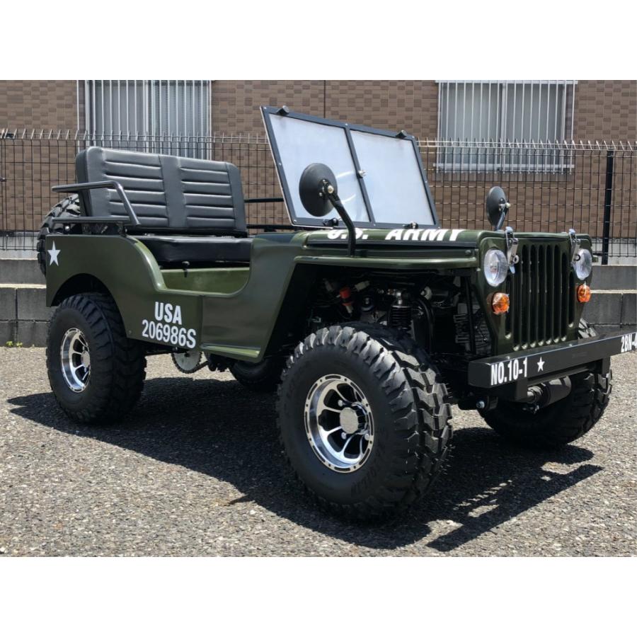 ミニジープ アルミホイール付 公道走行可JEEP-C キット商品 : バギー