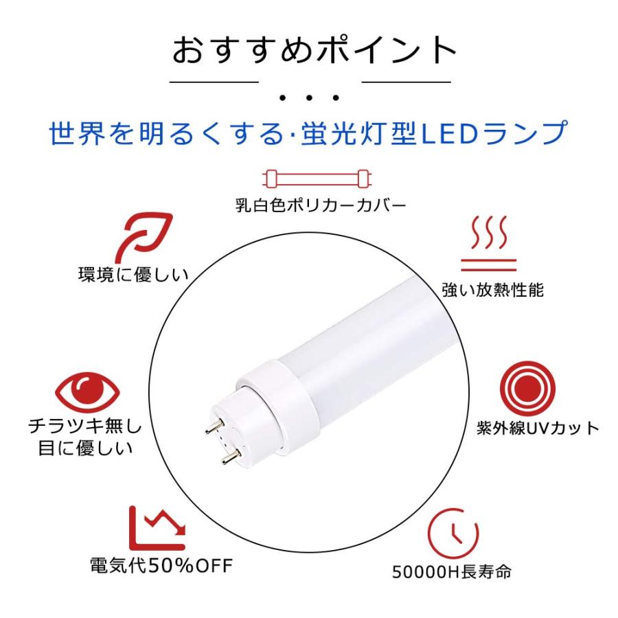 直管型LED蛍光灯 10W形 330mm グロー式工事不要 LED 蛍光灯