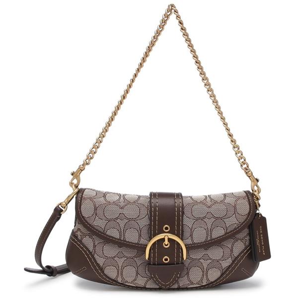 COACH（コーチ） ショルダーバッグ シグネチャー ジャガード ソーホー