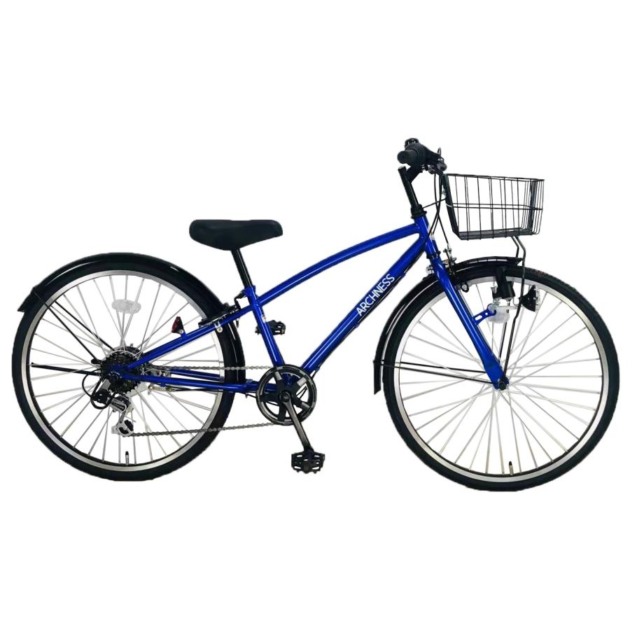 子供用自転車 クロスバイク 24インチ 6段変速 自転車 小学生 カゴ