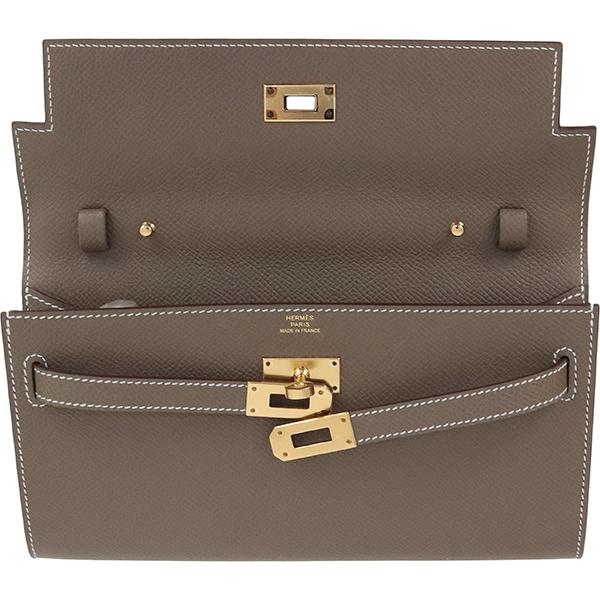 Kelly エルメス 財布 ウォレットバッグ ケリートゥーゴー エプソン