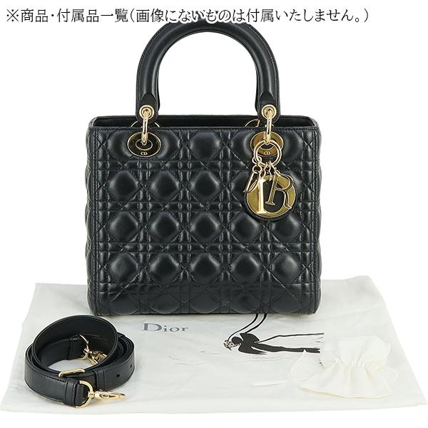 Lady Dior ディオール レディディオール ミディアム ハンドバッグ