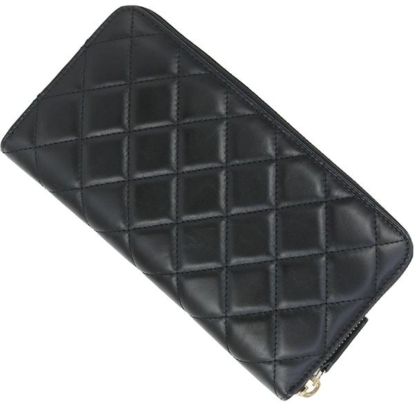 CHANEL 2.55 シャネル 長財布 ラウンドジップウォレット マトラッセ