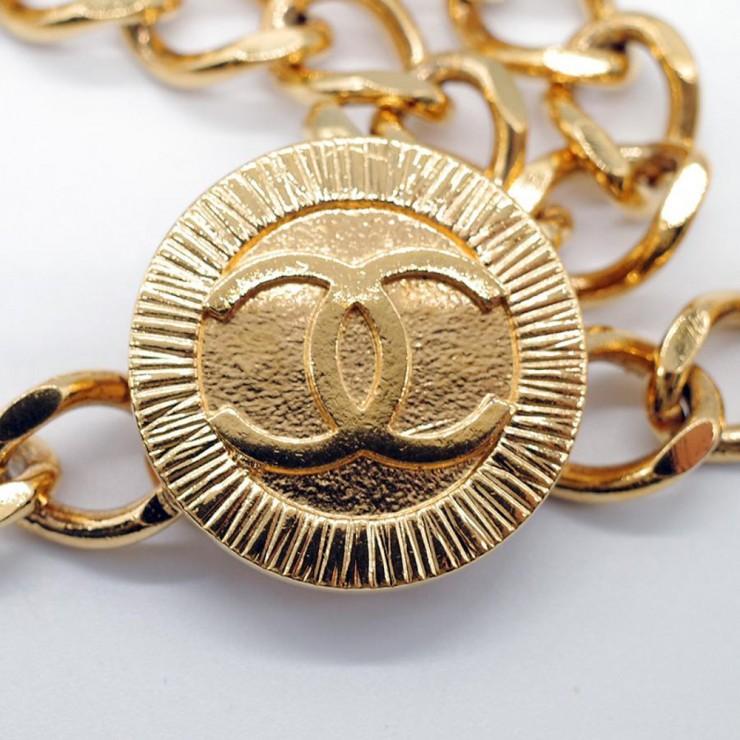 CHANEL（シャネル） 美品 3連チェーンベルト ヴィンテージ メタル