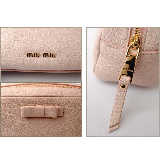miu miu（ミュウミュウ） コスメポーチ/トラベルポーチ miumiu MADRAS