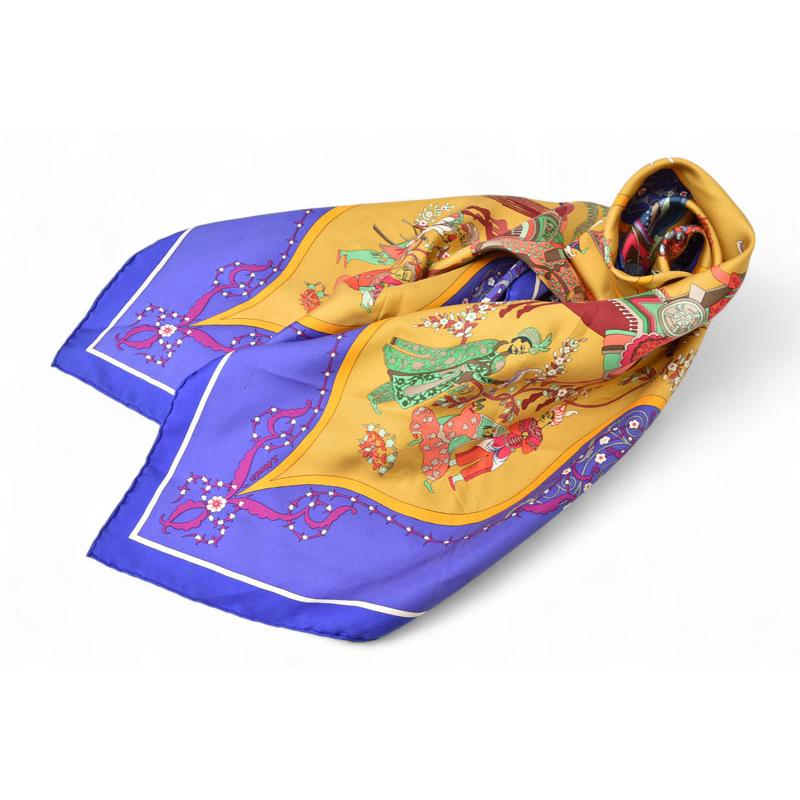 HERMES（エルメス） スカーフ カレ90 シルクツイル Poesie Persane