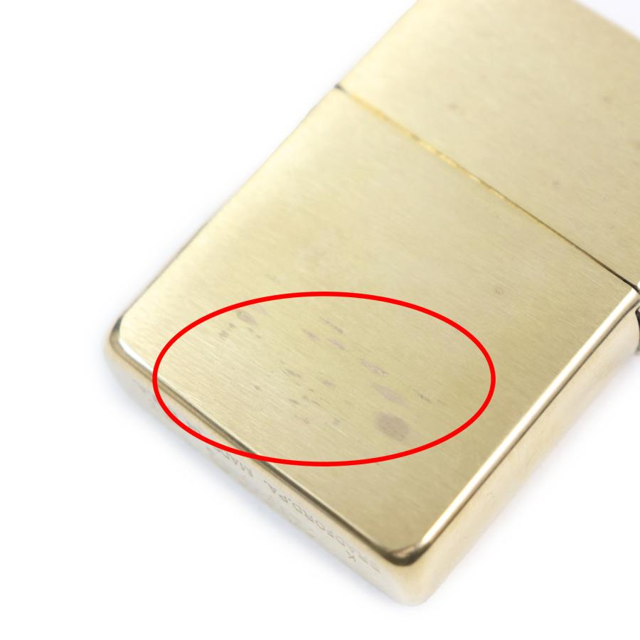 未使用品○ZIPPO ジッポ 50th SOLID BRASS ソリッドブラス 真鍮