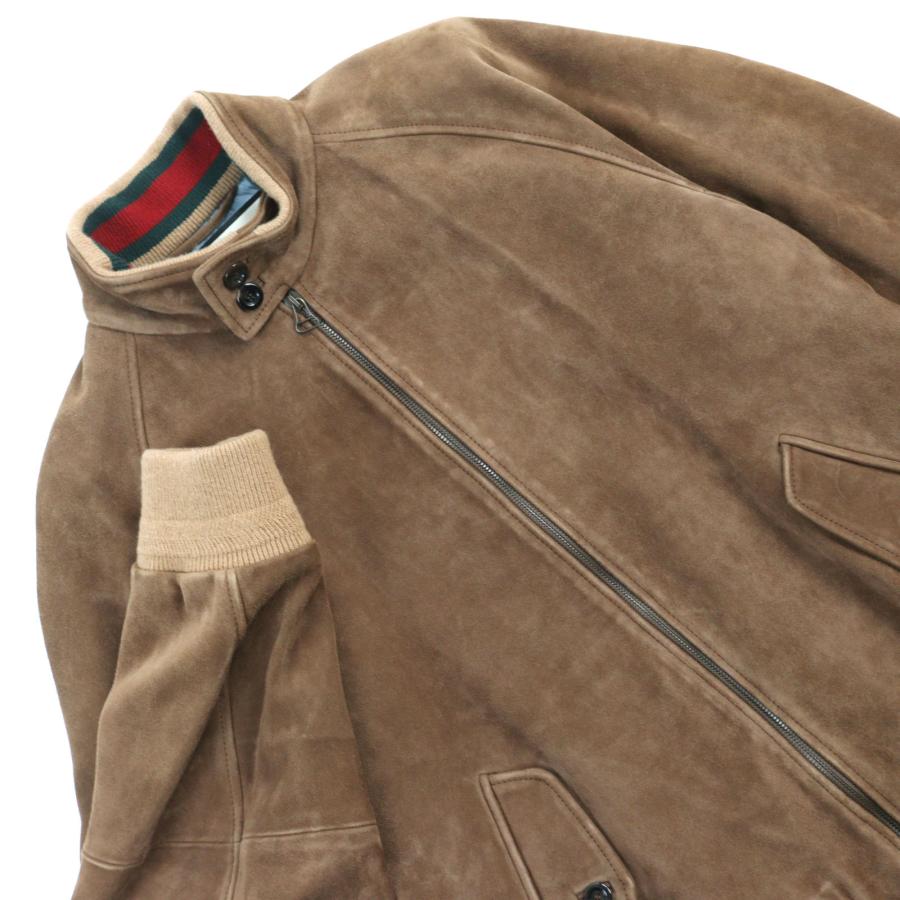 GUCCI（グッチ） 未使用品○GUCCI 573544 ヤギ革 スウェードレザー
