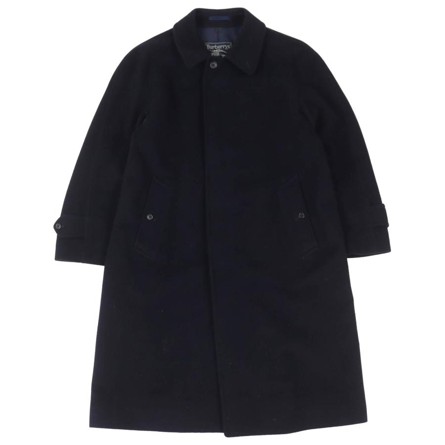 美品△Burberrys バーバリー ヴィンテージ ウール カシミヤ ロング