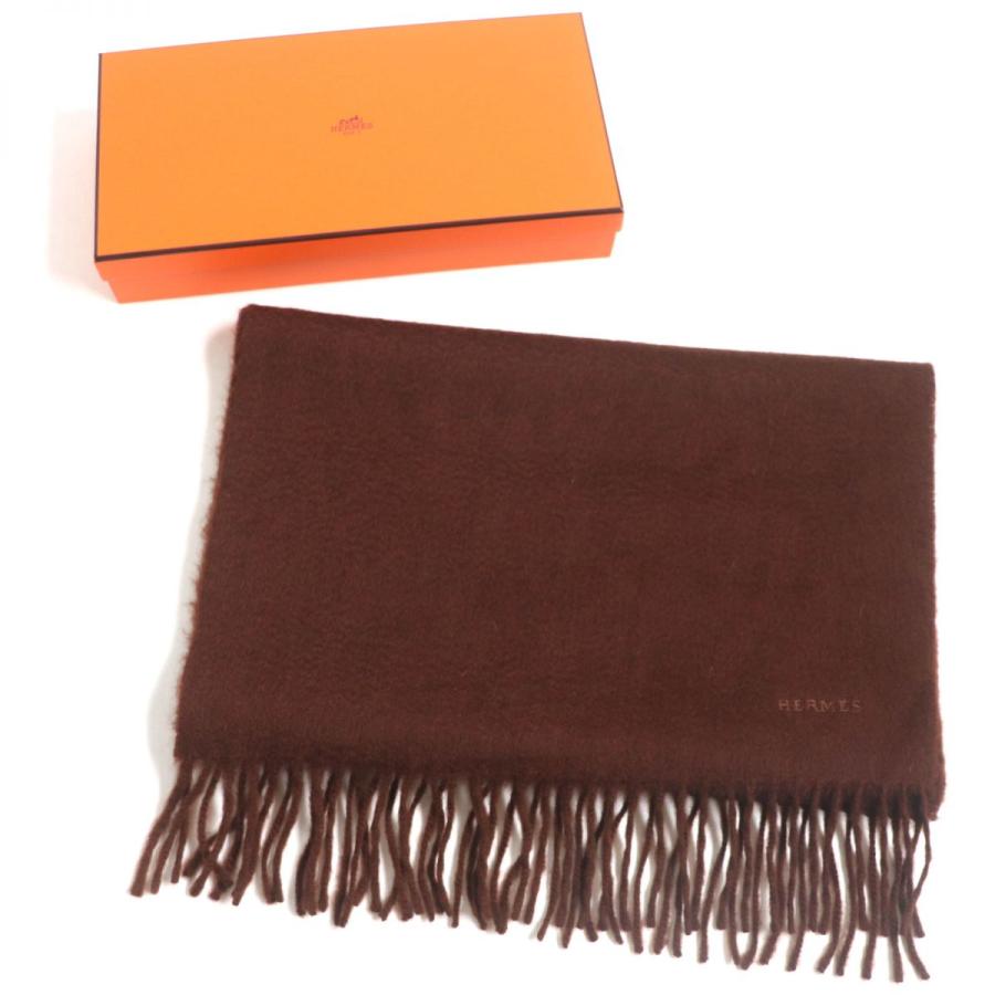 HERMES（エルメス） 【ドンドン見直し】美品▽エルメス ロゴ刺繍入り