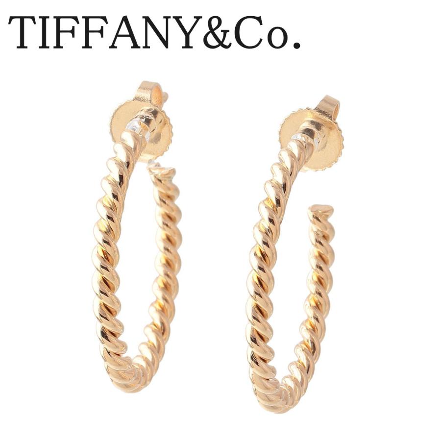 TIFFANY&Co.（ティファニー） ツイスト フープ ピアス 750YG 新品