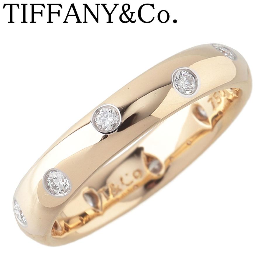 TIFFANY&Co.（ティファニー） ドッツ ダイヤ リング 14号 750YG/PT950
