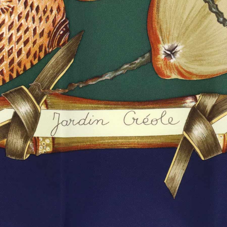 HERMES（エルメス） スカーフ カレ90 JARDIN CREOLE クレオルの楽園