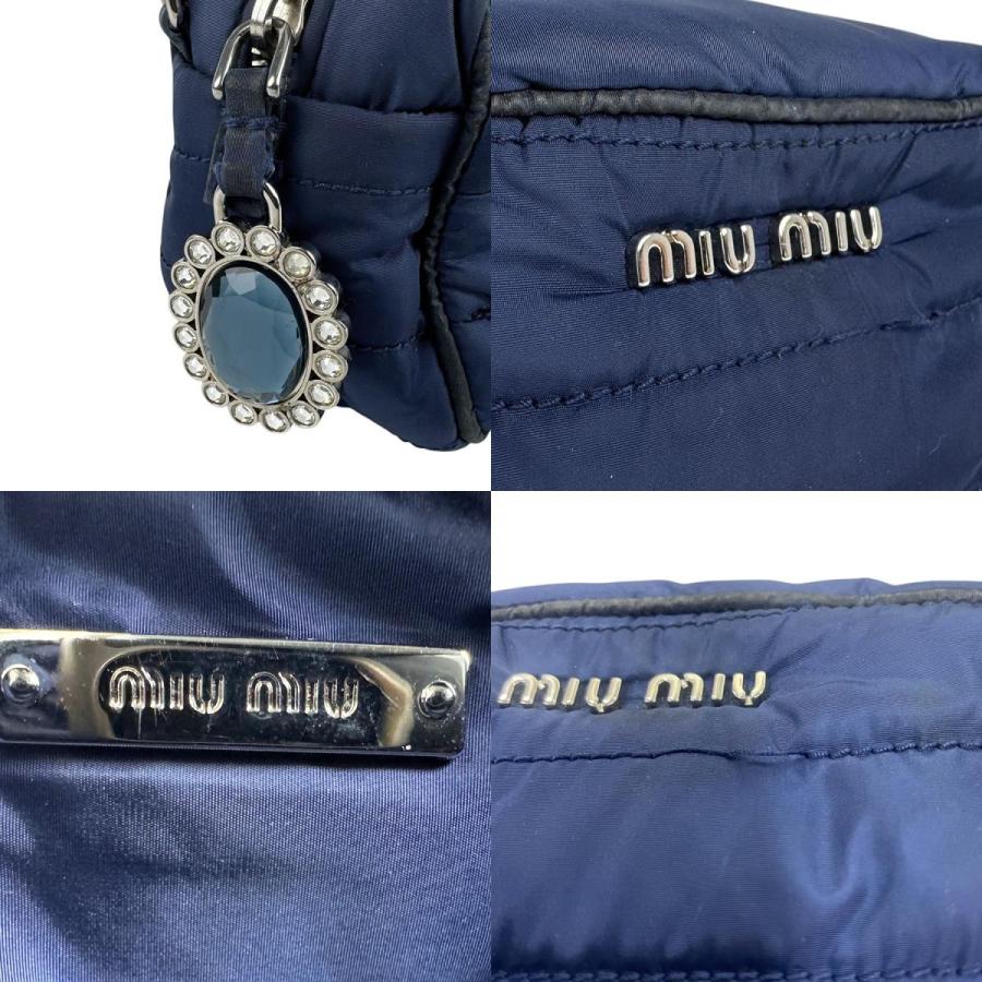 miu miu（ミュウミュウ） ショルダーバッグ ナイロン/エナメル