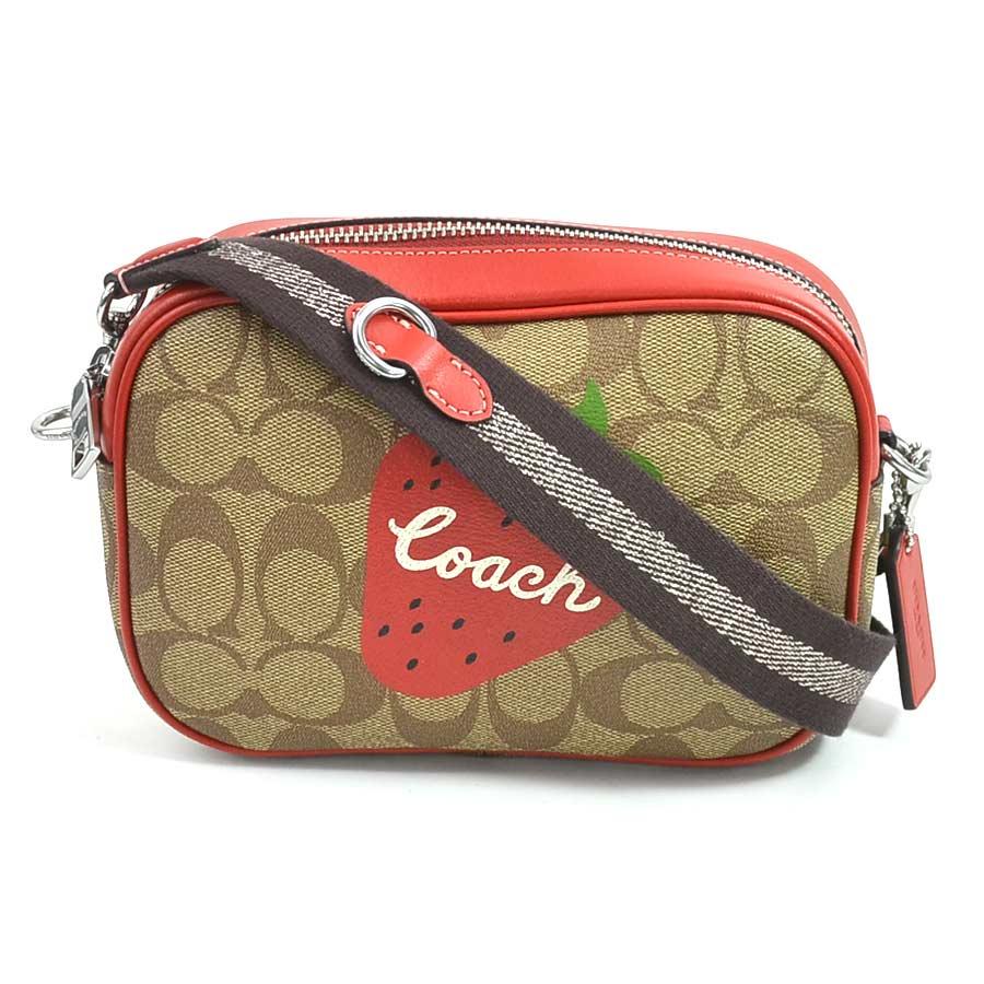 COACH（コーチ） 斜め掛けショルダーバッグ シグネチャー コーティング