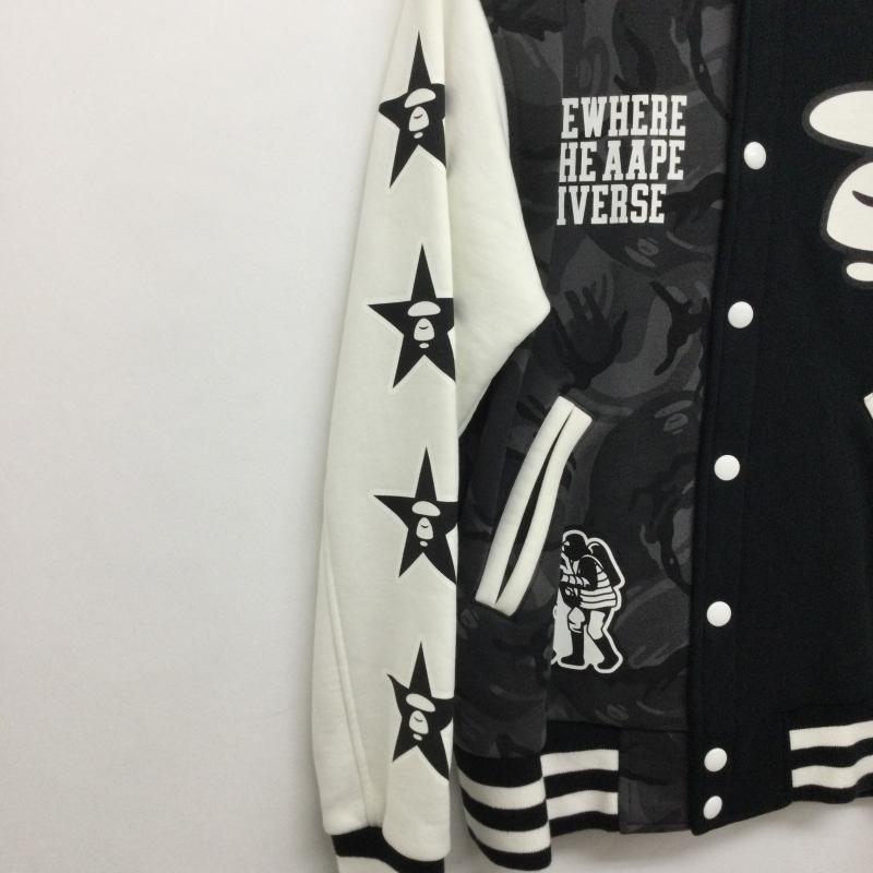 アベイシングエイプ A BATHING APE スタジャン ブルゾン カモフラ柄