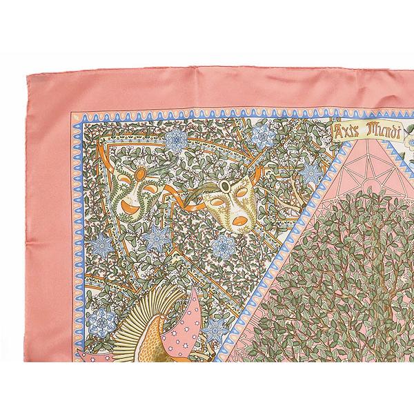 HERMES（エルメス） 新古品 カレ90 Axis Mundi 世界の中心軸 大判