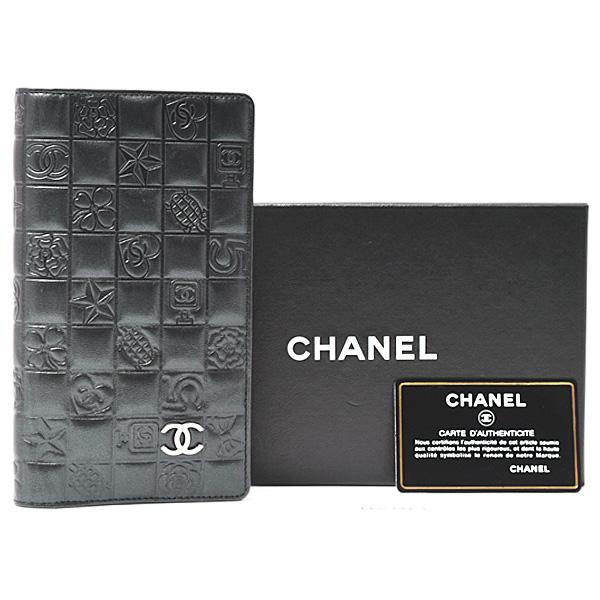 アイコン シャネル 財布 レディース アイコンライン 2つ折り長財布