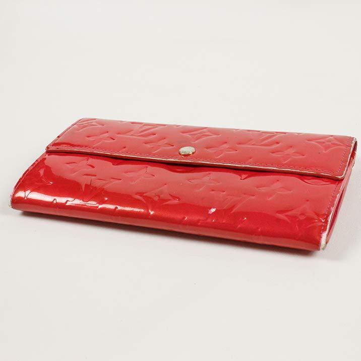 ルイヴィトン 長財布 LOUIS VUITTON 破格本物 ヴェルニ ポルトフォイユ