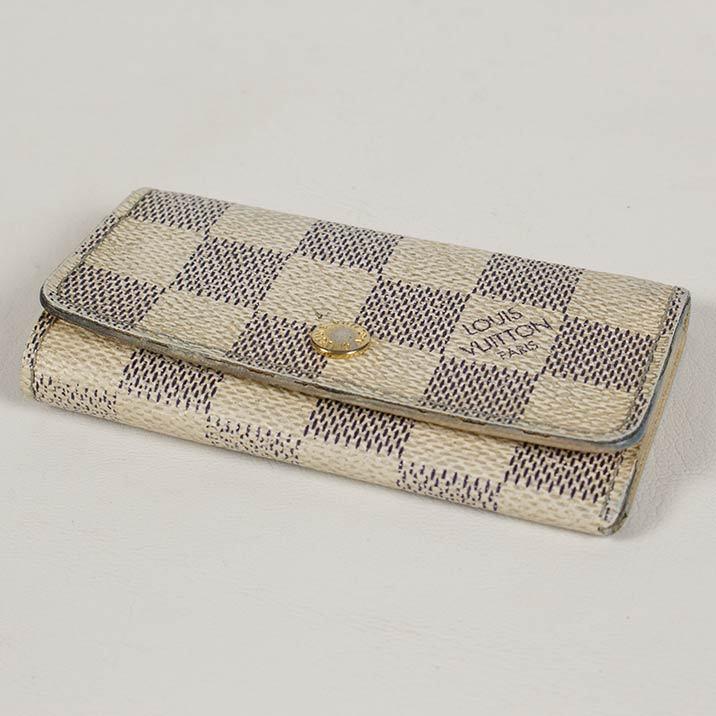 ルイヴィトン キーケース LOUIS VUITTON 破格本物 ダミエアズール