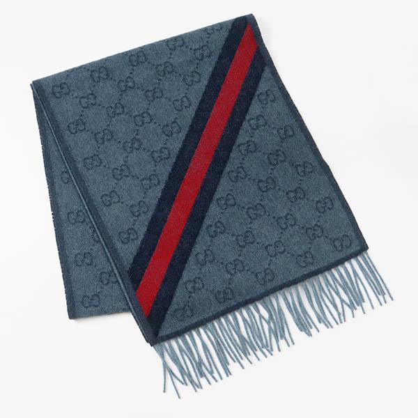 GUCCI（グッチ） ストール メンズ レディース ウール100% GG柄