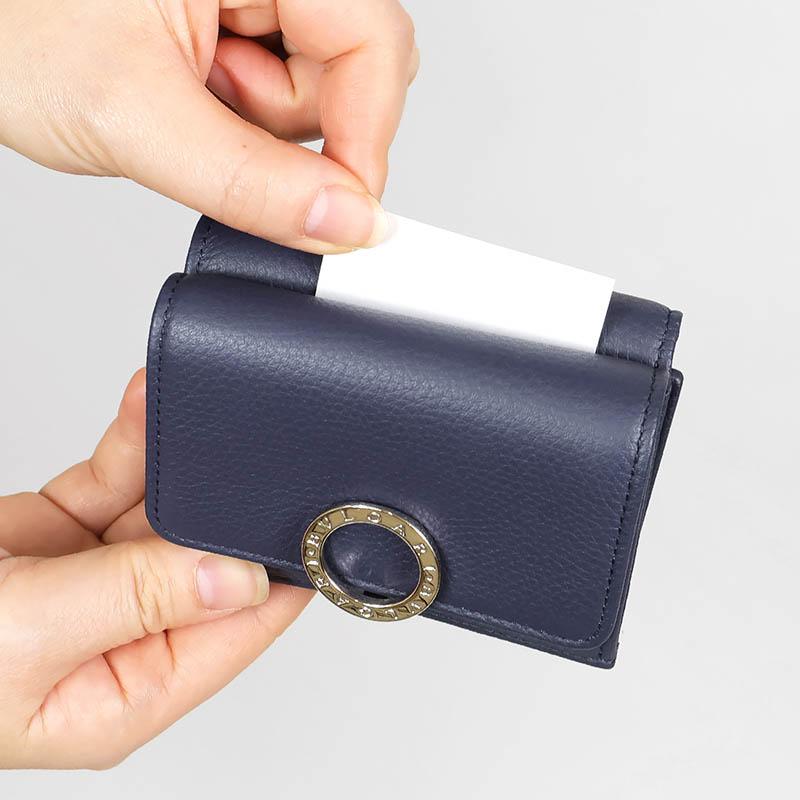 BVLGARI（ブルガリ） 三つ折り財布 ブルガリ・ブルガリ バイカラー