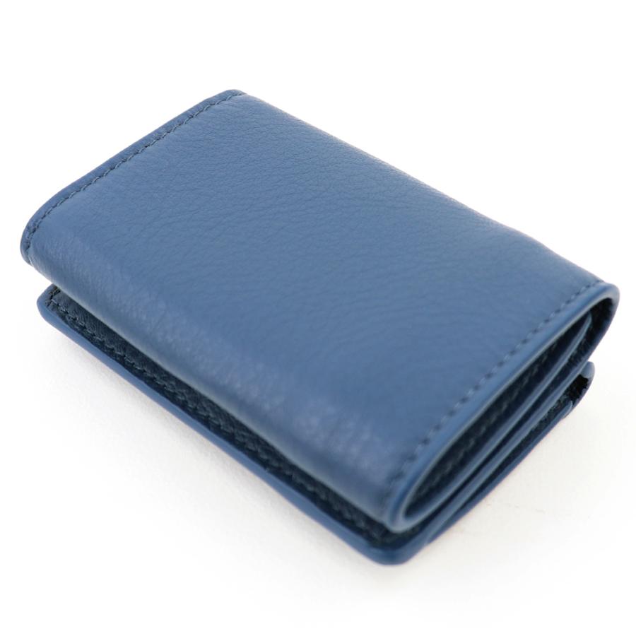 BALENCIAGA（バレンシアガ） 財布 三つ折り ミニ財布 ペトロブルー