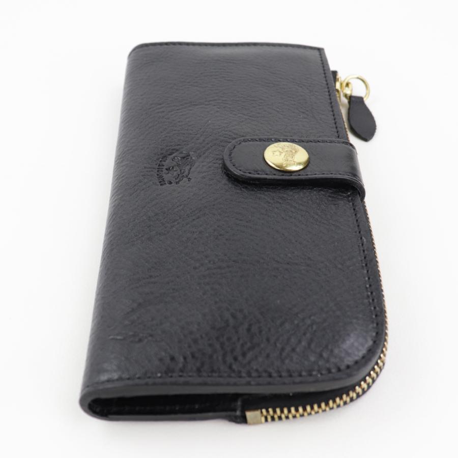 IL BISONTE（イルビゾンテ） 財布 二つ折り 長財布 ボタン L字