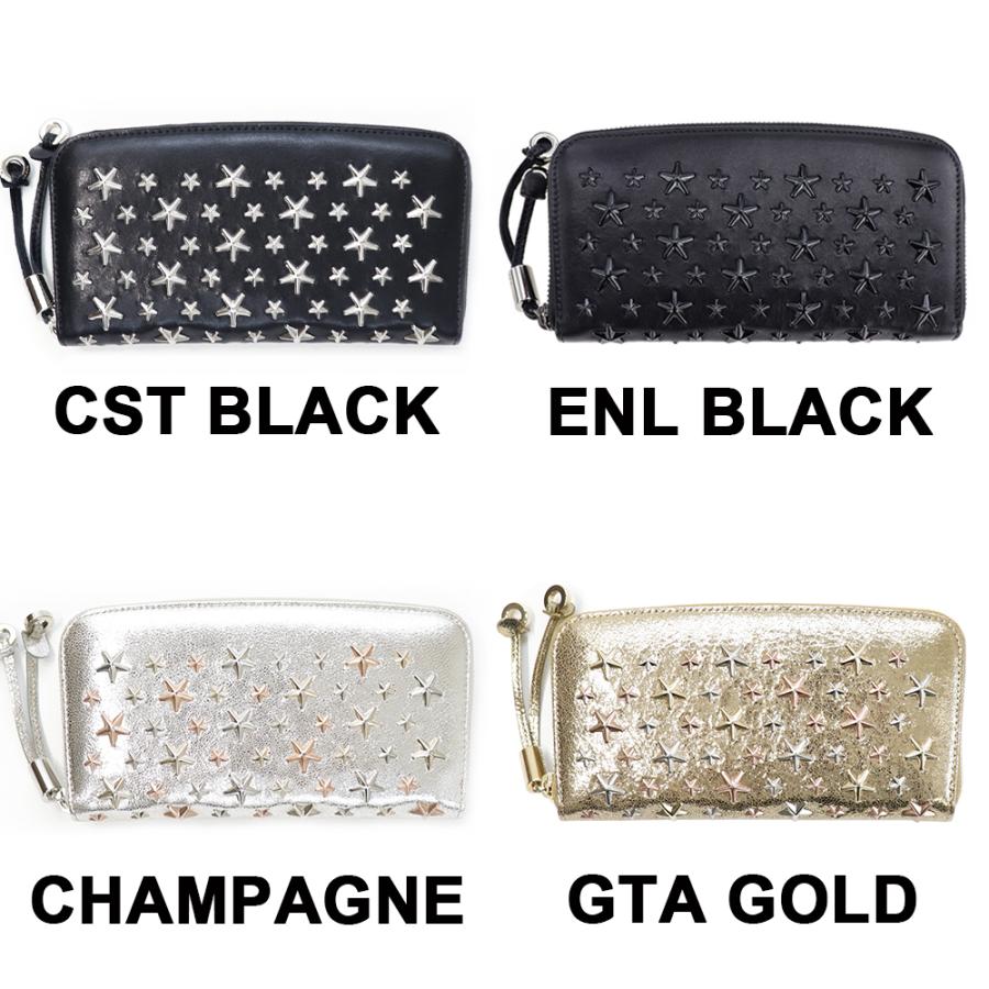 JIMMY CHOO（ジミーチュウ） 財布 長財布 ラウンドファスナー レザー