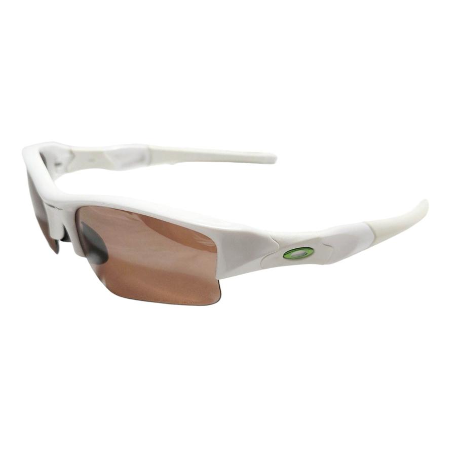 OAKLEY（オークリー） サングラス フラックジャケット 白 偏光レンズ